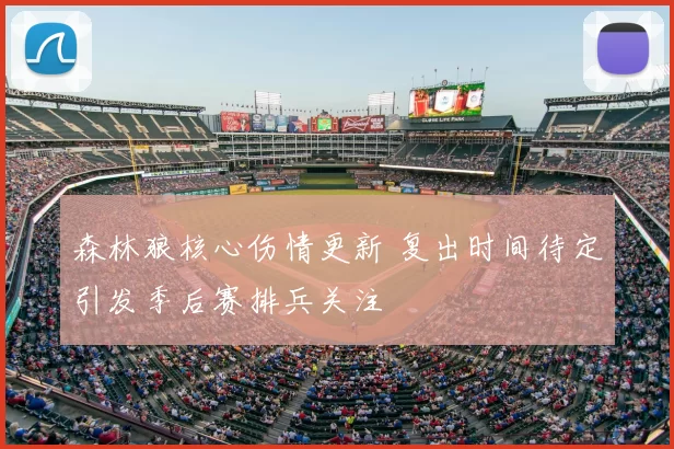 森林狼核心伤情更新 复出时间待定引发季后赛排兵关注